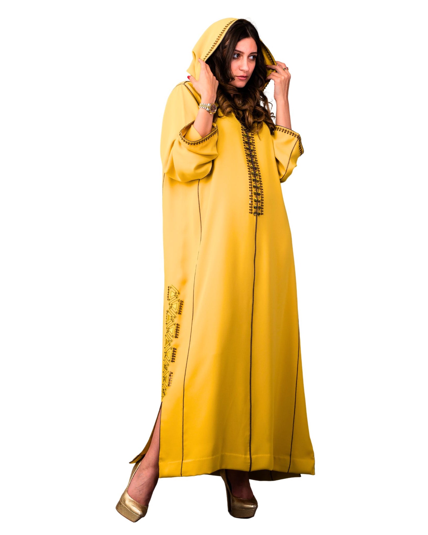 djellaba jaune