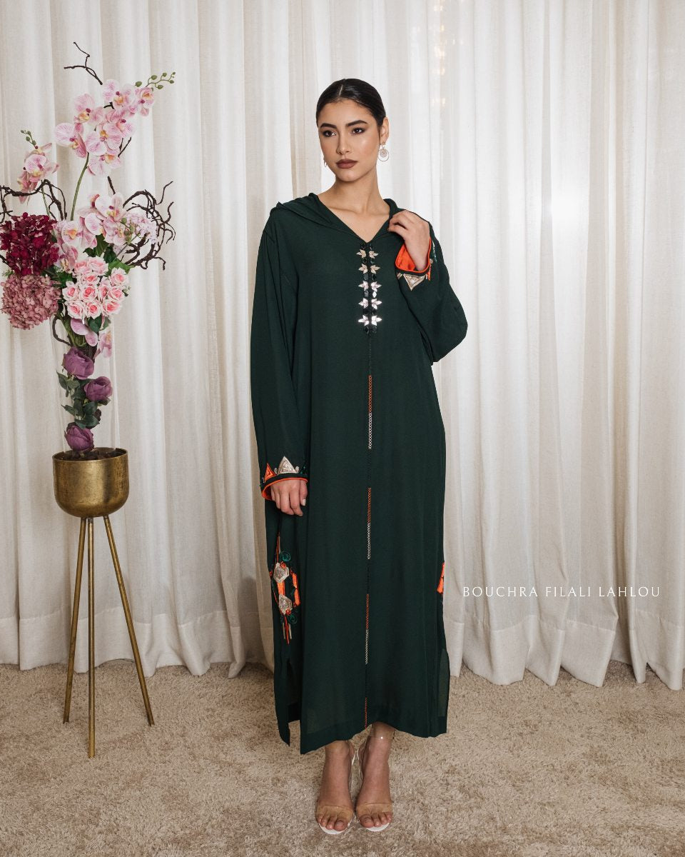 djellaba verte